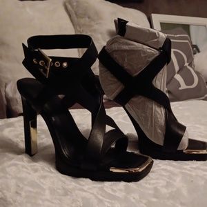DKNY  Marble Strappy Dress Sandals